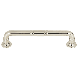 Close-up of Top Knobs' Grace Kent Pull, highlighting its zinc alloy construction