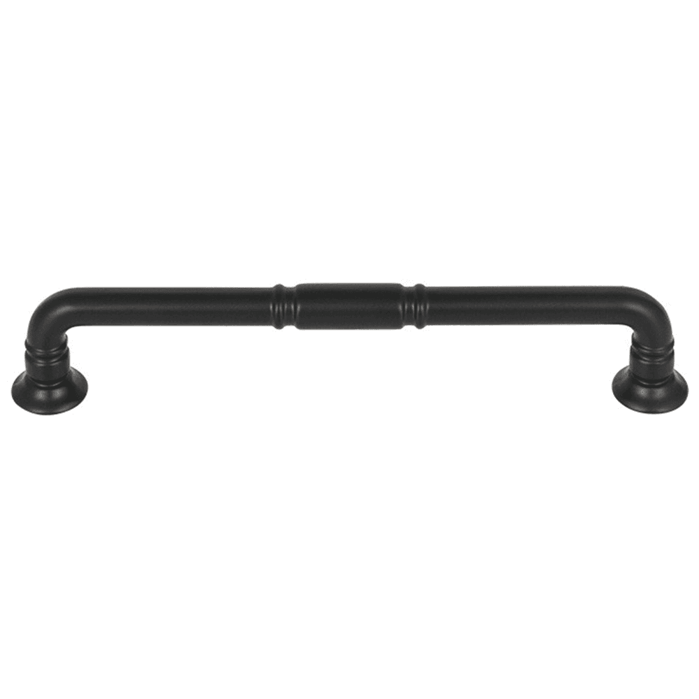 Grace Kent Pull in Flat Black by Top Knobs - Traditional Transitional Style