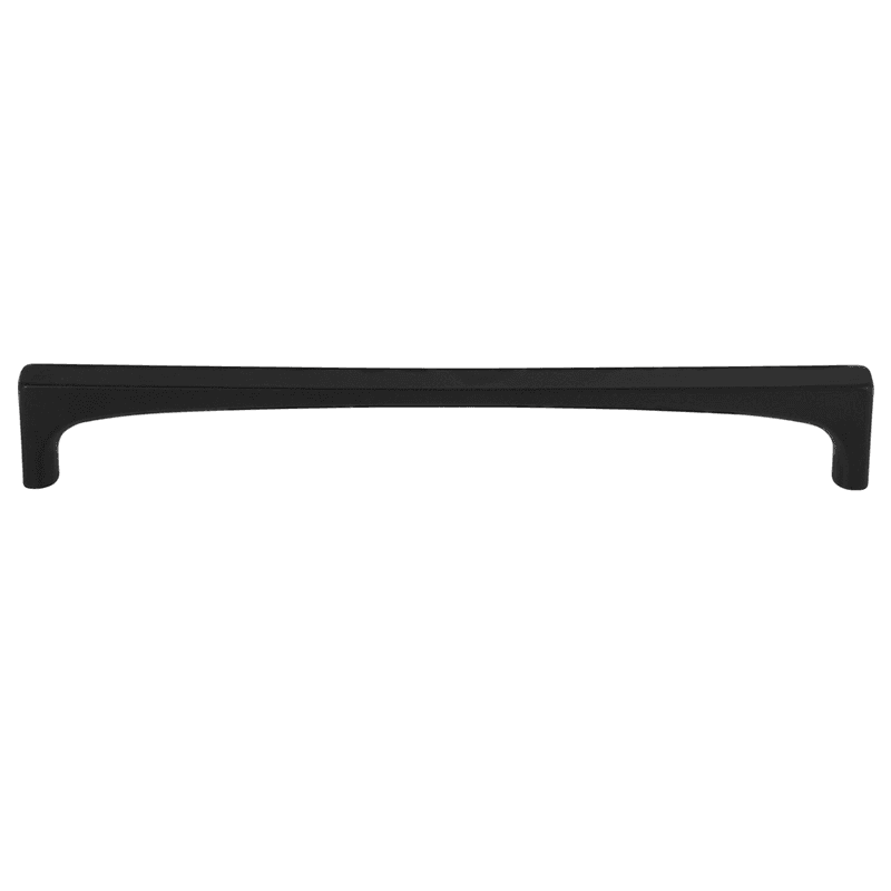 Contemporary Flat Black Grace Riverside Pull by Top Knobs