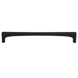 Contemporary Flat Black Grace Riverside Pull by Top Knobs