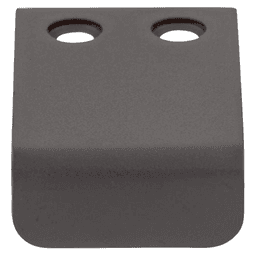 7/16" Flat Black Tab Pull by Top Knobs - Add a touch of sophistication and sparkle to your home decor.