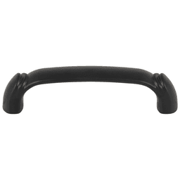 Grace Pomander Pull in Flat Black by Top Knobs