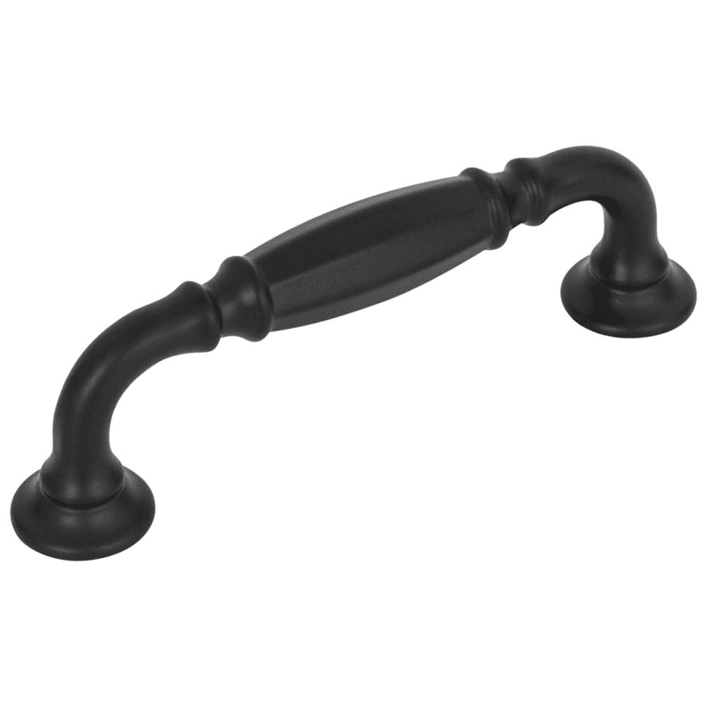 Top Knobs Zinc Alloy Barrow Pull - Flat Black Finish - M4 Screw Size
