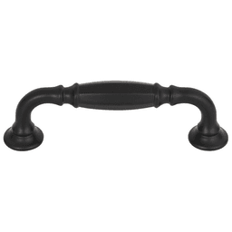 Grace Barrow Pull in Flat Black by Top Knobs - Traditional/Transitional Style