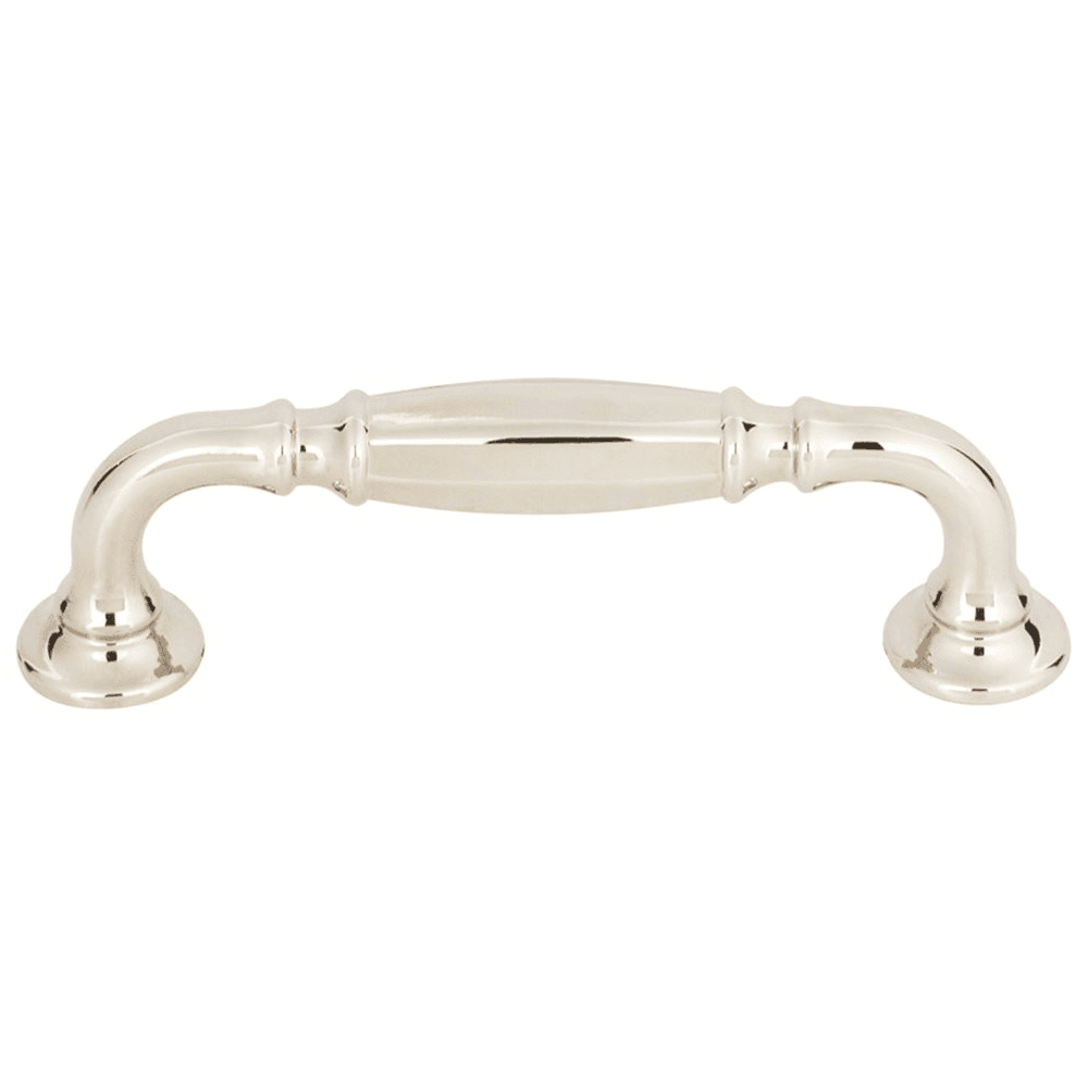 Grace Barrow Pull in Polished Nickel by Top Knobs