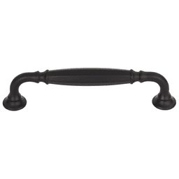 Grace collection 5-1/16" Barrow Pull in Flat Black by Top Knobs