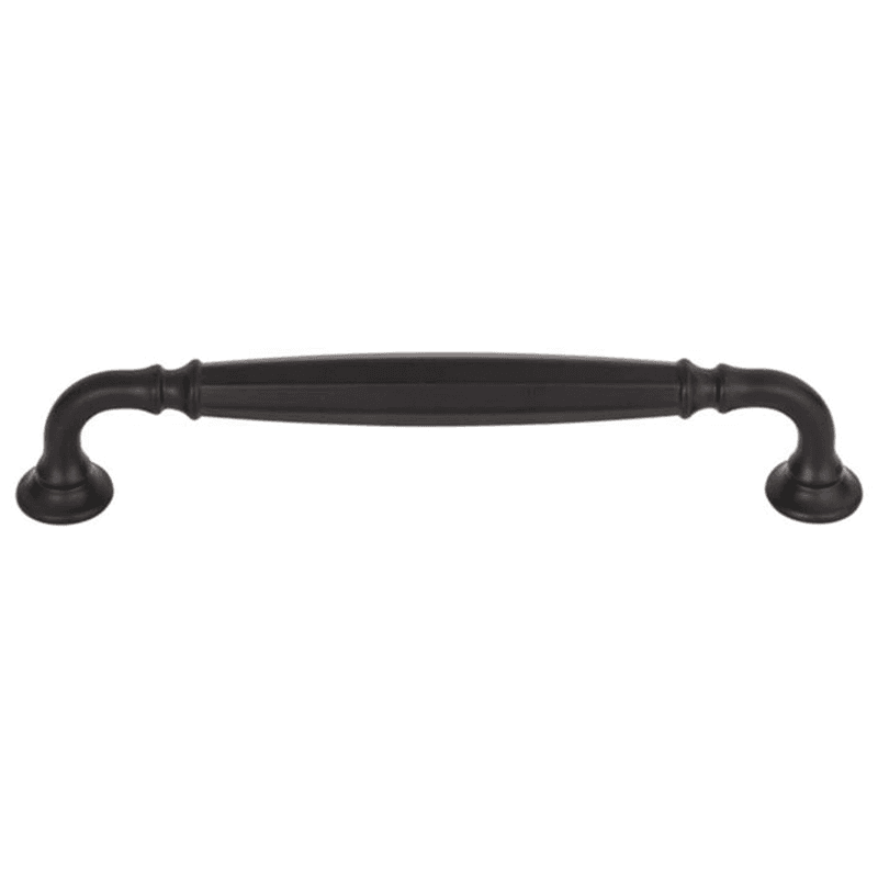 Grace Barrow Pull in Flat Black by Top Knobs