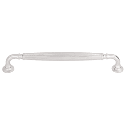Grace Barrow Pull in Polished Chrome by Top Knobs - Traditional Transitional Design