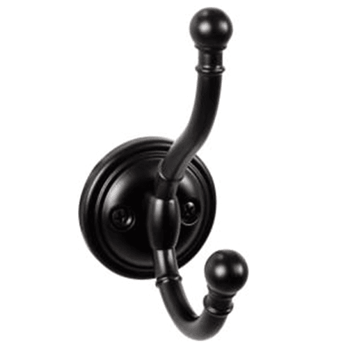 Multi-Purpose Wall-Mounted Hook - 4-1/2" Kara Hook in Flat Black