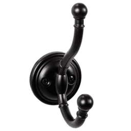Multi-Purpose Wall-Mounted Hook - 4-1/2" Kara Hook in Flat Black