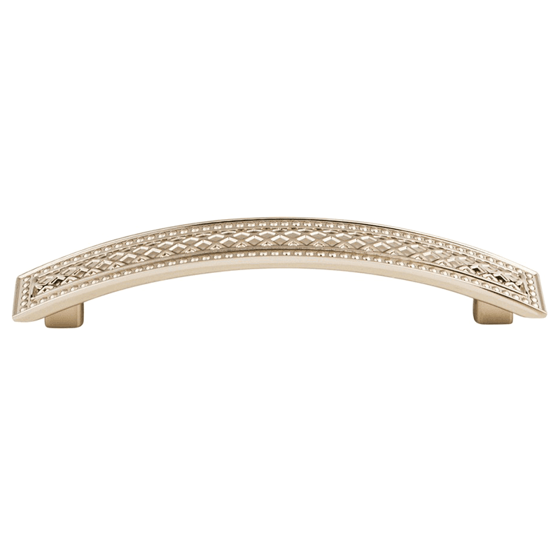 5" Trevi Crest Pull in Polished Nickel - Top Knobs