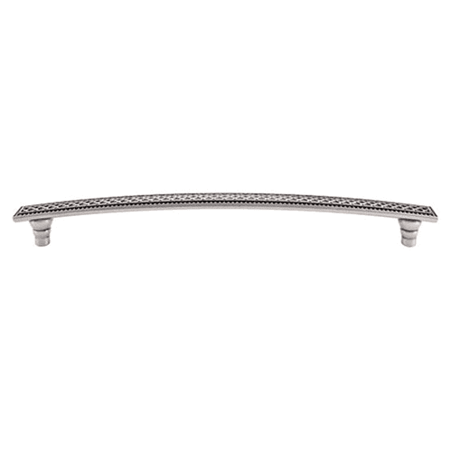 12 inch Pewter Antique Appliance Pull from Trevi Collection by Top Knobs