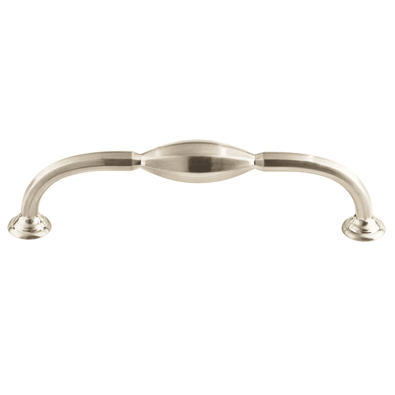 Brushed Satin Nickel 5-1/16" Chareau D-Pull from Top Knobs