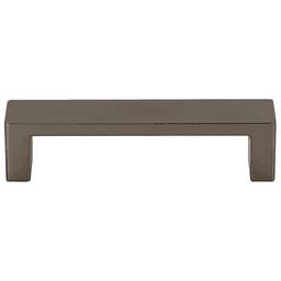 Sanctuary II Modern Metro Pull in Flat Black Finish by Top Knobs