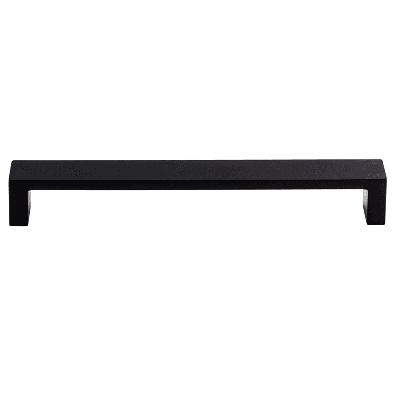 7" Sanctuary II Modern Metro Pull in Flat Black by Top Knobs
