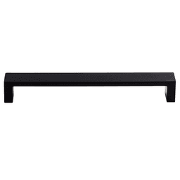 7" Sanctuary II Modern Metro Pull in Flat Black by Top Knobs