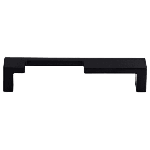 5&quot; Sanctuary II Modern Metro Notch Pull, Flat Black - Main Image