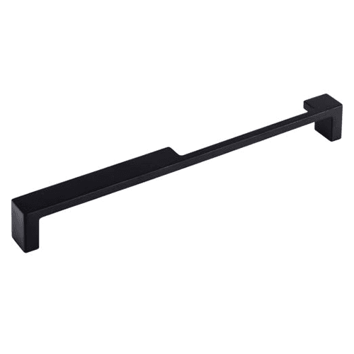 Sanctuary II Modern Metro Notch Pull A in Flat Black by Top Knobs