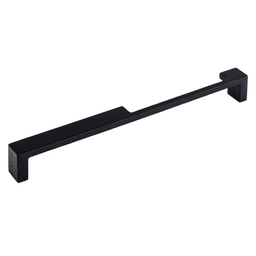 Sanctuary II Modern Metro Notch Pull A in Flat Black by Top Knobs