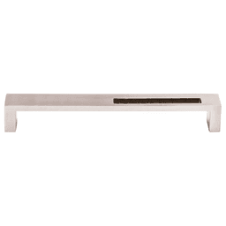7" Sanctuary II Modern Metro Stainless Steel Slot Pull in Brushed Stainless Steel