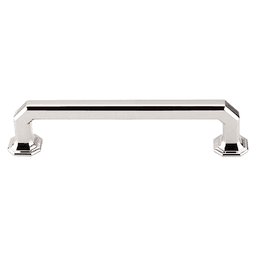 5" Chareau Handle Pull, Polished Nickel by Top Knobs in kitchen setting