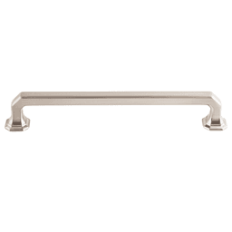 7" Chareau Emerald Pull in Brushed Satin Nickel - Transitional Design