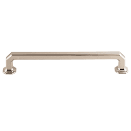 7" Chareau Emerald Pull, Polished Nickel - Transitional Design
