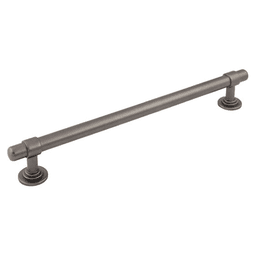 Top Knobs Ellis 12" Appliance Pull in Ash Gray