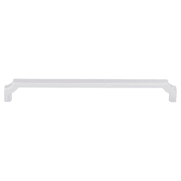 Opulent influences of Savannah's graceful architecture in Top Knobs Ellis Davenport Pull - Polished Chrome