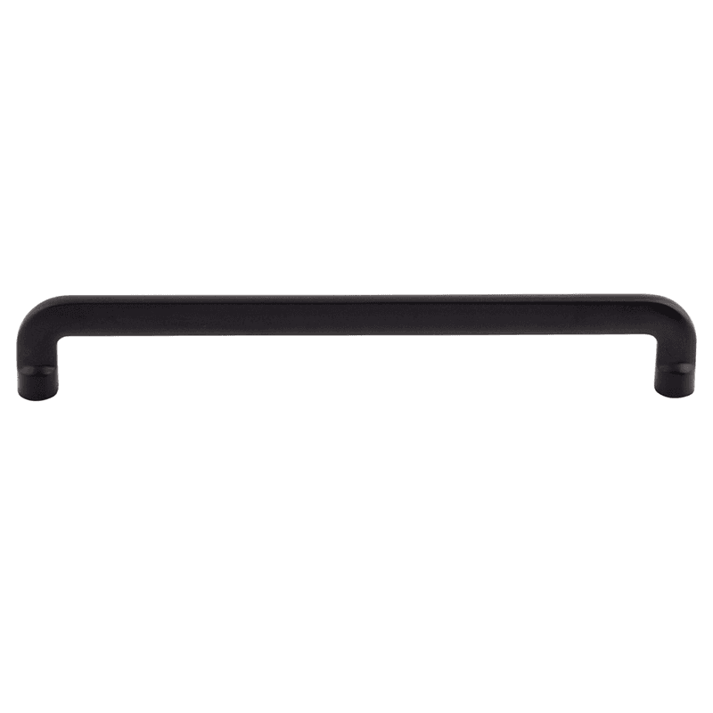 Flat Black Ellis Hartridge Pull, 7-9/16" by Top Knobs
