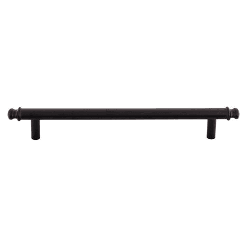 6-5/16" Ellis Julian Bar Pull in Flat Black from Top Knobs, evokes Georgia-inspired sophistication.