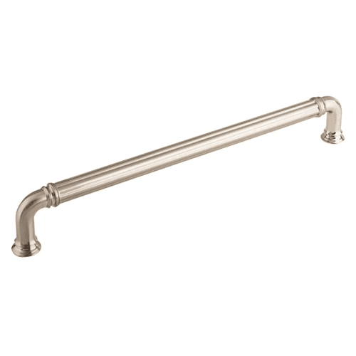 Transitional design 12" Chareau Reeded Appliance Pull in Brushed Satin Nickel by Top Knobs