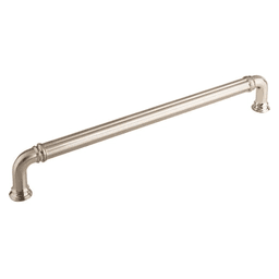 Transitional design 12" Chareau Reeded Appliance Pull in Brushed Satin Nickel by Top Knobs