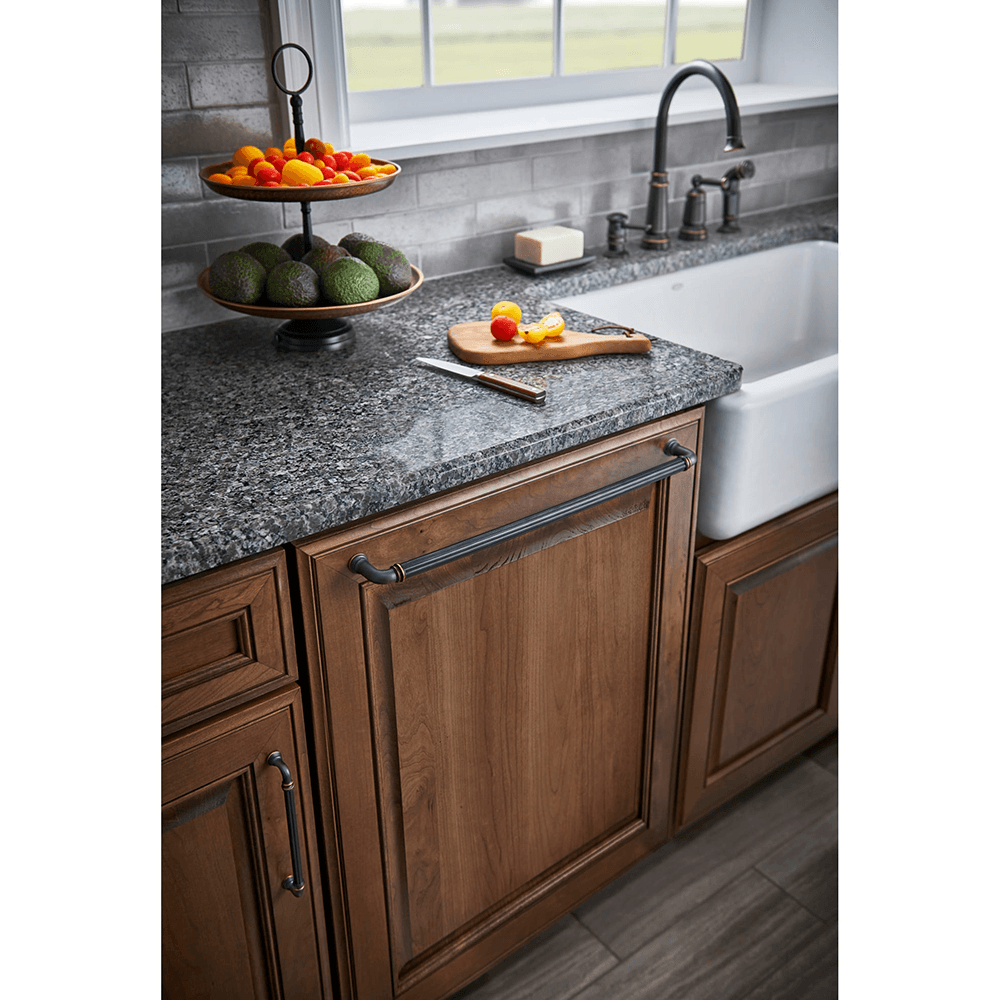Transitional design Chareau 18 inch Brushed Satin Nickel Appliance Pull