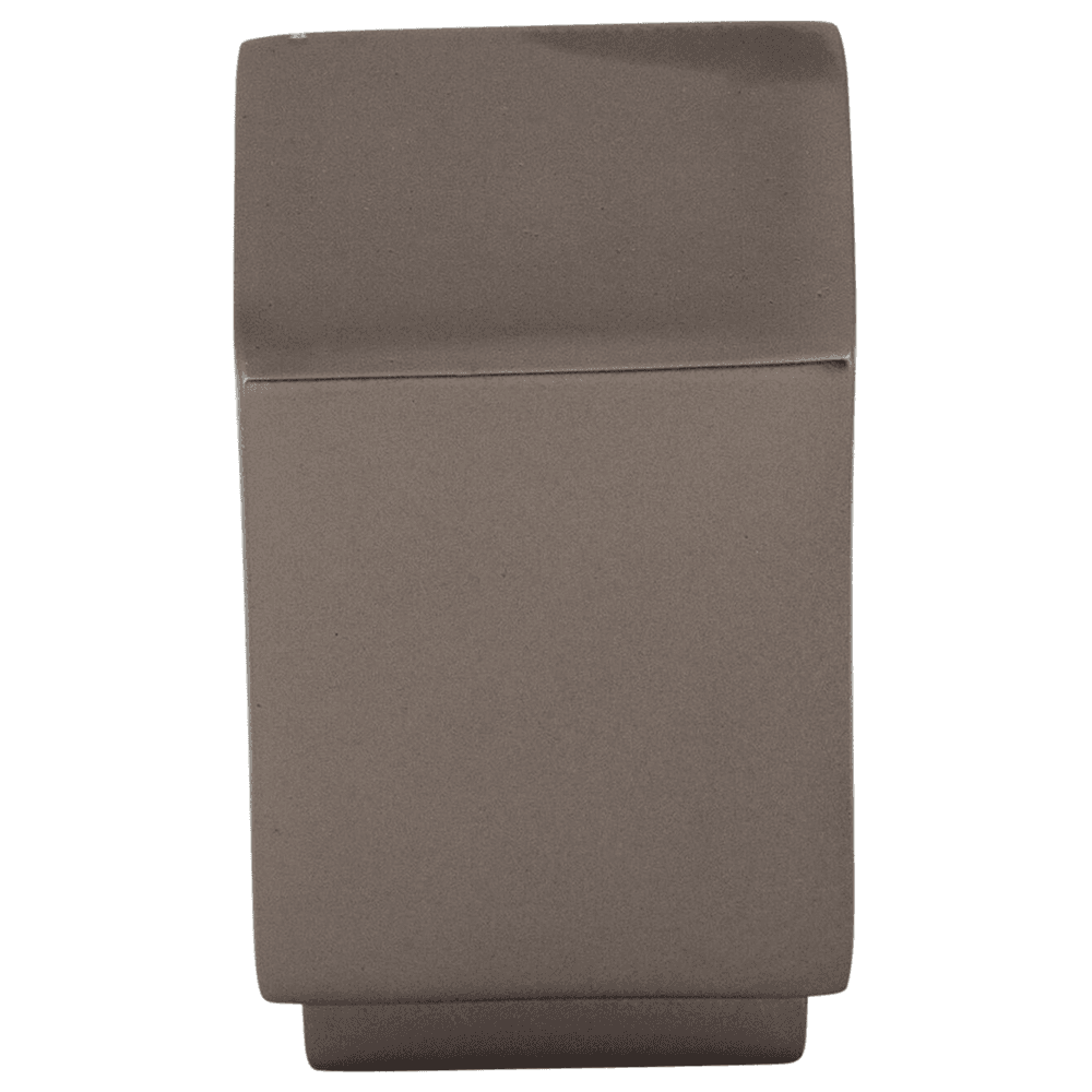 Contemporary Ash Gray Square Knob from Top Knobs