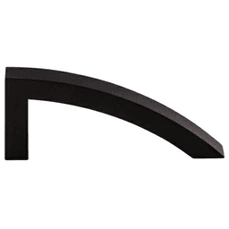 3&#45;7/8&quot; Sanctuary Sloped Pull, Flat Black - Main Image