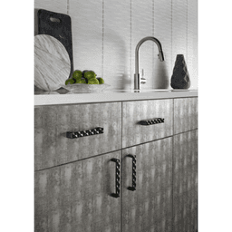 3&#45;3/4&quot; Mercer Quilted Pull, Ash Gray - Alt Image 1