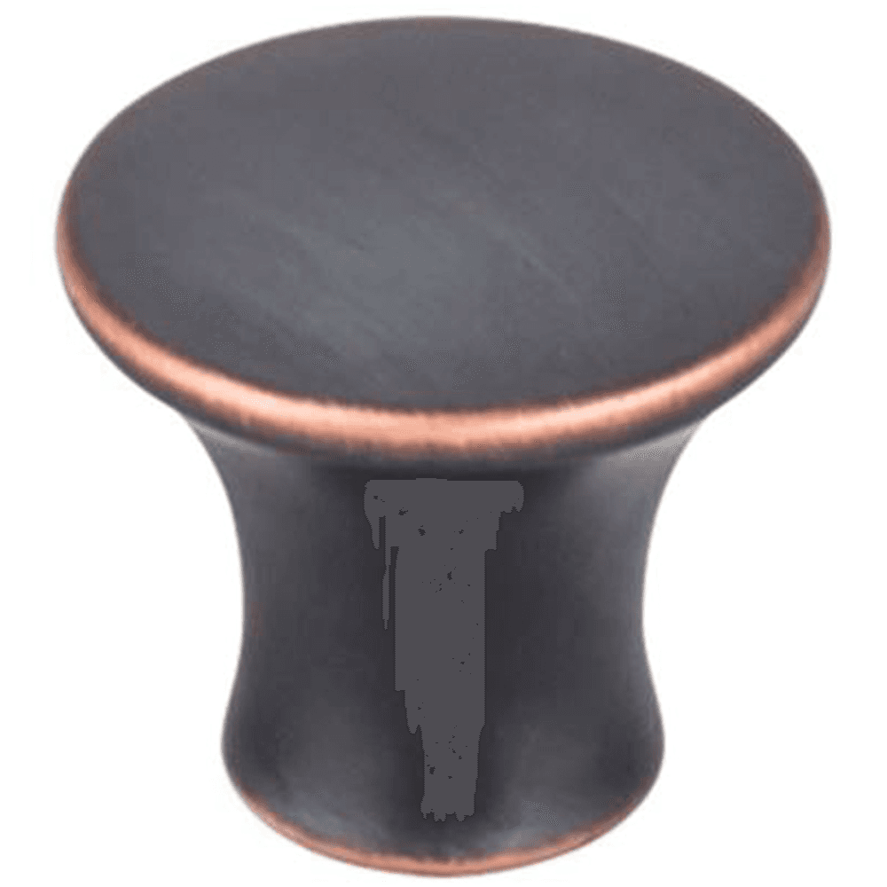 1-1/8" Mercer Oculus Round Knob in Umbrio Finish by Top Knobs - Contemporary Transitional Style