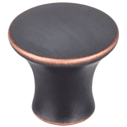 1-1/8" Mercer Oculus Round Knob in Umbrio Finish by Top Knobs - Contemporary Transitional Style