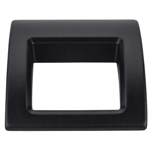 1&#45;1/2&quot; Mercer Tango Finger Pull, Flat Black - Main Image