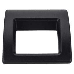1&#45;1/2&quot; Mercer Tango Finger Pull, Flat Black - Main Image