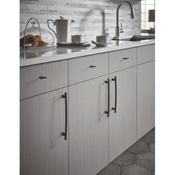 12&quot; Sanctuary Arched Pull, Flat Black - Alt Image 1