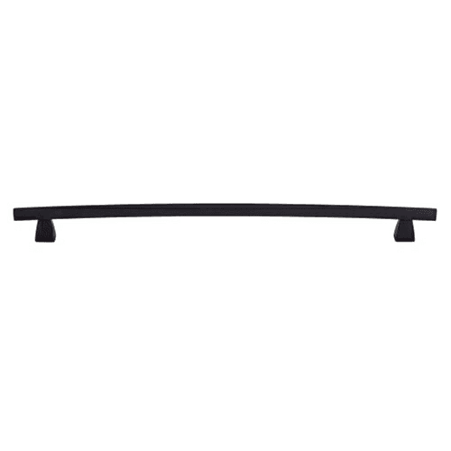 12&quot; Sanctuary Arched Pull, Flat Black - Main Image