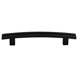 5&quot; Sanctuary Inset Rail Pull, Flat Black - Main Image