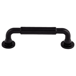 3&#45;3/4&quot; Serene Lily Pull, Flat Black - Main Image