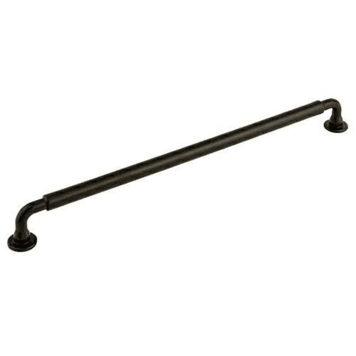Serene Lily Pull in Flat Black - Top Knobs