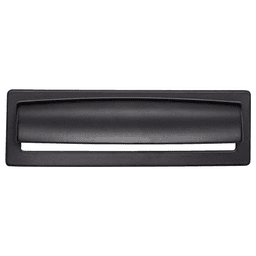 5&#45;1/16&quot; Lynwood Hollin Cup Pull, Flat Black - Main Image