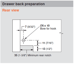 Blum Undermount Drawer Slide for 3/4" Material - Image 3