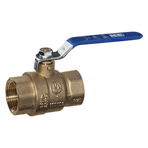 1/2" Female x Female Brass Ball Valve Main - Image