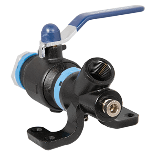 Wall Mounted Drop End with 20mm Ball Valve/Single 1/2" Port for Compressed Air Main - Image